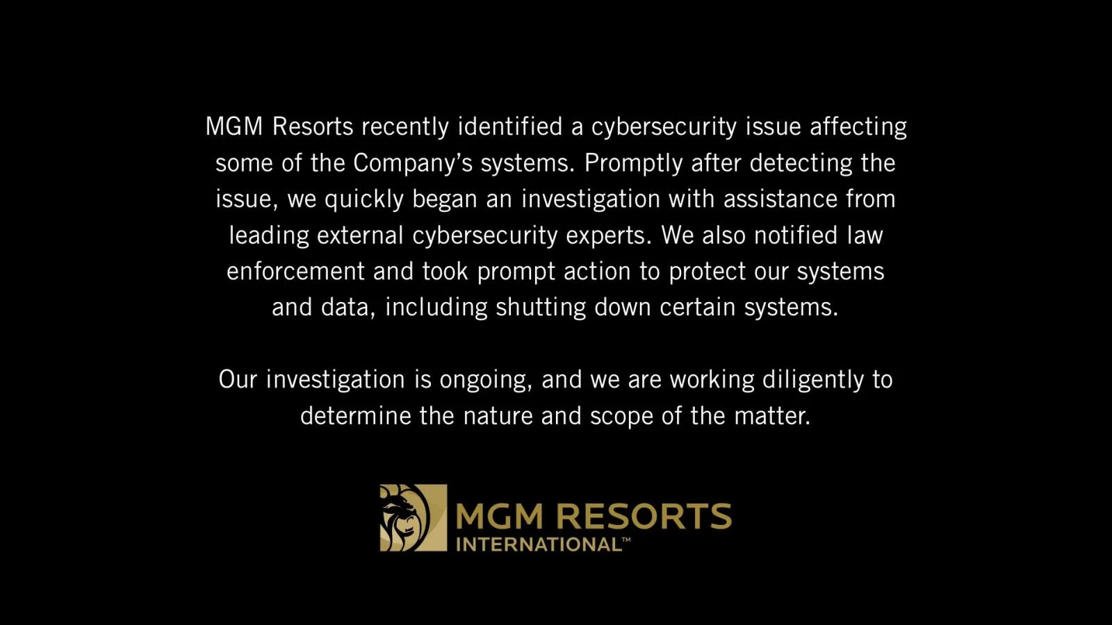 mgm resorts cyber breach